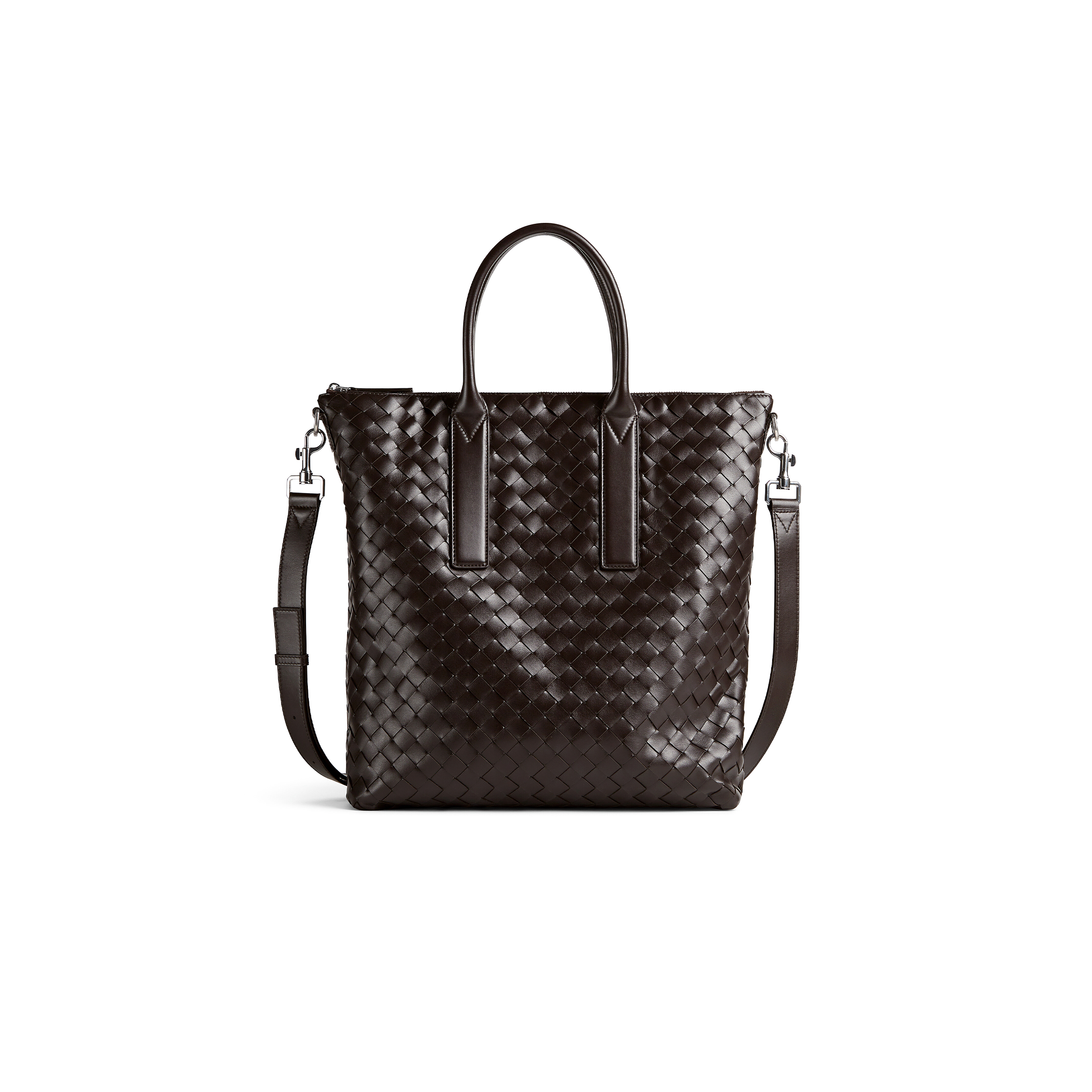 BOTTEGA VENETA INTRECCIATO ZIPPED NORTH-SOUTH TOTE 815783V2HL12145 (39*33.5*8.5cm)